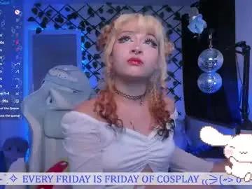 _heavenly_blue_ — .*: LETS HAVE FUN! CAN U MAKE MY ASS RED? #goth #ahegao #cosplay #bigass #tattoo -- Current Goal:  Make me Horny  once countdown reaches zero